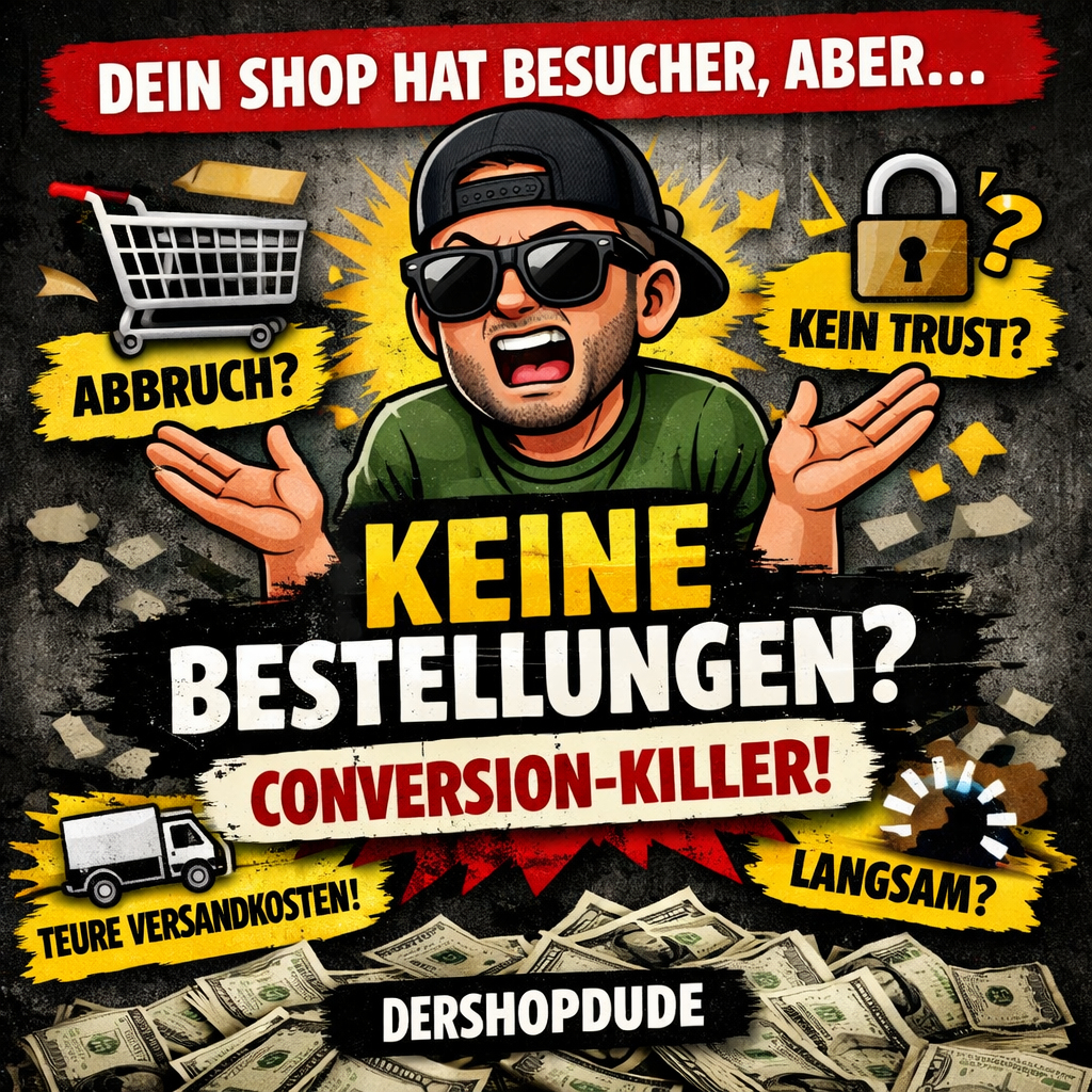 Warum dein Shop Besucher hat, aber keine Bestellungen (Conversion-Killer)