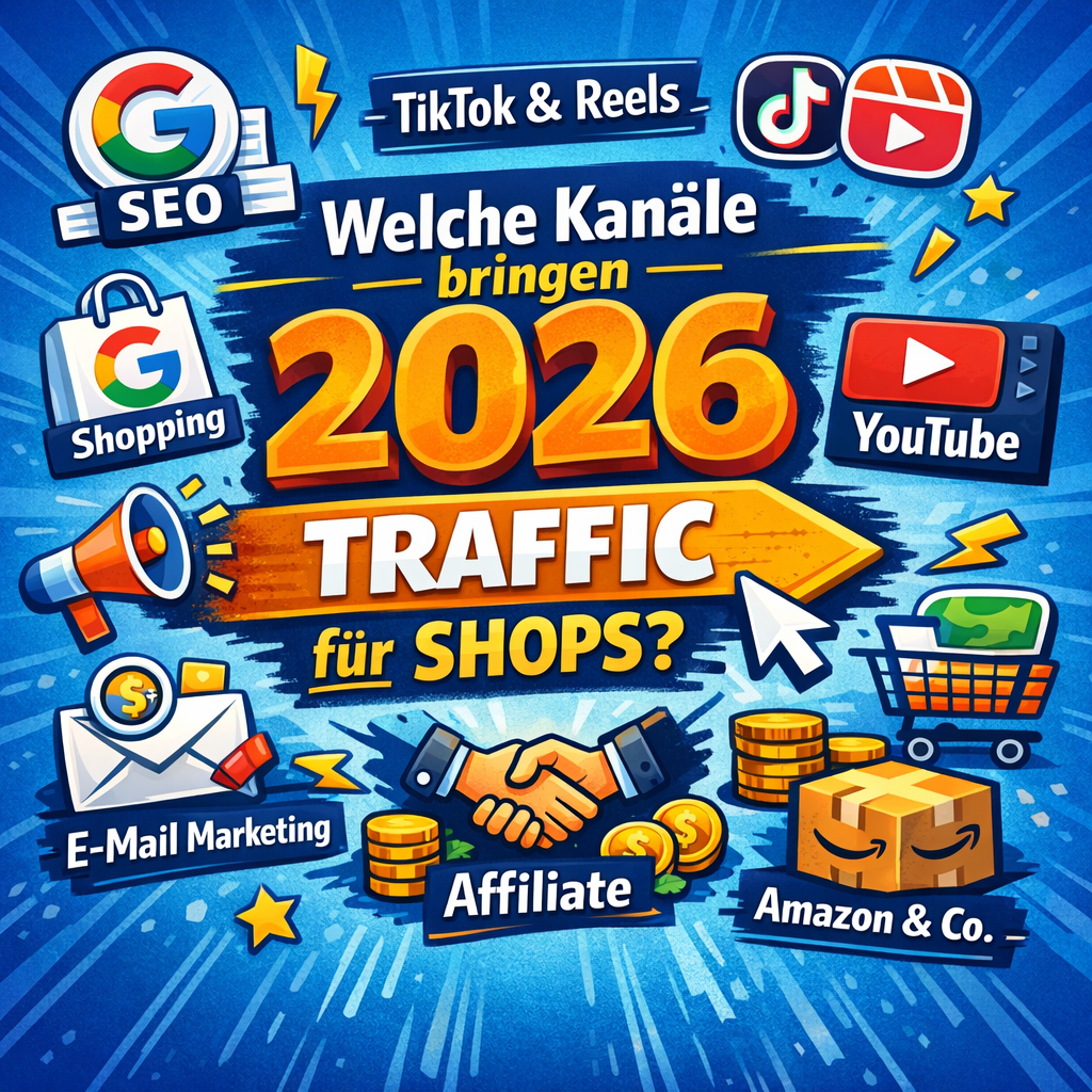 Welche Kanäle bringen 2026 wirklich Traffic für Shops?