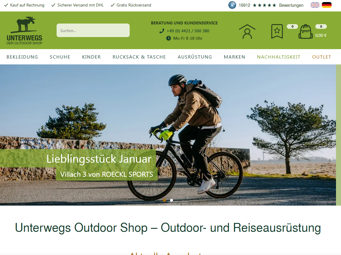 unterwegs